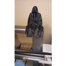 Kariyer Gamer Dekorasyonu Ghost Azrail Kitaplık Figürü-3d Masa - Kitaplık