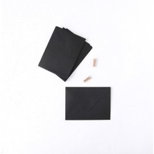Hepta Collection Siyah Standart Zarf, 13X18 cm 20 Adet