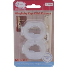 Hepta Collection Miny Baby MB311 Mandallı Barel Kilit (Beyaz)