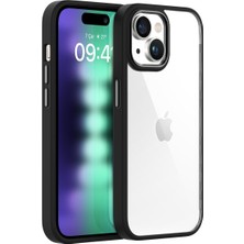 Hepta Collection Labs iPhone 15 ile Uyumlu New Air Bumper Kılıf, Koruyucu Telefon Kılıfı (Siyah)
