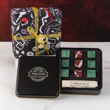 Hepta Collection Yeşil Vişne Mermer Viski Taşı Hediye Kutulu Babalar Günü Hediyesi (9 Adet)