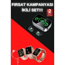 Normadia Yüksek Sesli Akıllı Saat ve Kablosuz Bluetooth Kulaklık Seti