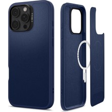 Hepta Collection Ciel By Cyrıll iPhone 16 Pro Max ile Uyumlu Magsafe Kılıf Kajuk Mag Hava Kanalı Teknolojisi Askeri S