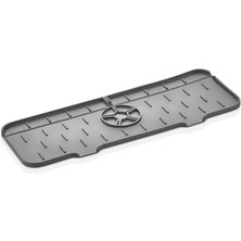 Hepta Collection Mithra Life Su Tutucu Silikon Gri Musluk Matı MIT1033