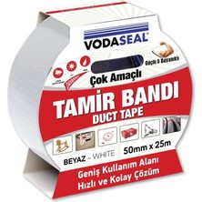 Hepta Collection Vodaseal Çok Amaçlı Tamir Bandı, 50MMX25MT, Beyaz