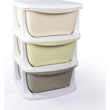 Just Cheap Store 3 Çekmeceli Saklama Ünitesi