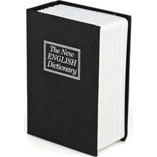 Hepta Collection Senon Kitap Görünümlü Kumbara Gizli Para Kasası Kitap Kumbara (Siyah, Büyük)