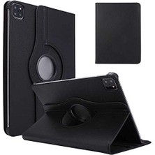 Hepta Collection ile Uyumlu iPad Air 11 2025 M3 Dönebilen Standlı Kılıf Siyah