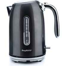 Hepta Collection Berghoff Gem Metallic 1.7 Litre Su Isıtıcısı – 2200 W, Paslanmaz Çelik Gövde | Silver