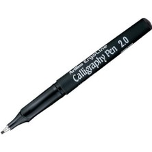 Delixa Artline Ergoline Calligraphy Pen 2.0 Kaligrafi Kalemi, 2.0 Mm, Siyah