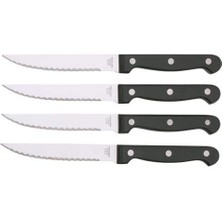 Hepta Collection 4 Adet Seti Çok Amaçlı 22 cm Siyah-Paslanmaz Çelik 4 Lü Set