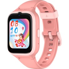 Hepta Collection Kids Watch Play 4.5g Sim Kartlı Akıllı Çocuk Saati Gps Konum Takibi Görüntülü Görüşme (Pembe)