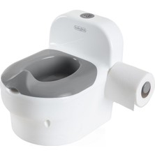 Hepta Collection Babyjem Sifon Sesli Klozet Lazımlık Tuvalet Eğitimine Yardımcı, Beyaz