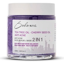 Delixa Soho N.y.c. Vegan Anti Acne -Sebum Dengeleyici Durulanmayan Maske Etkili Serum 100 ml