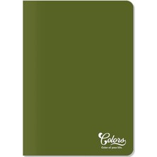 Hepta Collection Colors A4 60 Yaprak Çizgili Defter, Yeşil