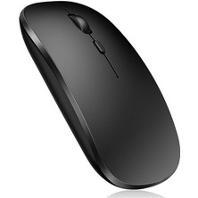 Delixa Alfalink Bluetooth & Wireless Şarjlı Sessiz Tuşlu Kablosuz Mouse Siyah