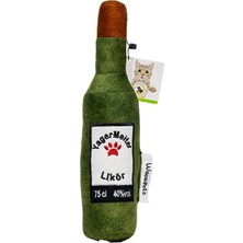 Hepta Collection Waowpets Animal Products Bottle Toy, Köpek Oyuncağı, Kedi Oyuncağı, Peluş Oyuncak (Yeşil)