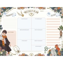 Hepta Collection Harry Potter: Floral Fantasy Weekly Planner Notepad