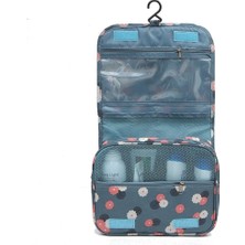 Hepta Collection Ecoform Su Geçirmez Organizer Askılı Seyahat Kozmetik Makyaj Çantası Mint