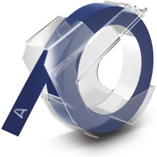 Hepta Collection Dymo 3D Plastik Kabartma Şerit (9 mm x 3 Mt), Mavi - S0898140