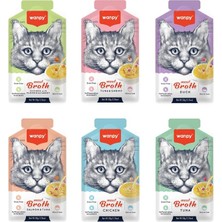 Hepta Collection Karışık Aromalı Kedi Çorbası (50GR x 6 Adet) Sıvı Kedi Ödülü