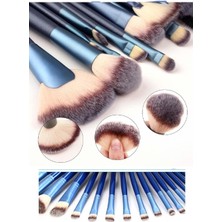 Hepta Collection Hannah 24 Parça Makyaj Fırça Çeyiz Seti Mavi