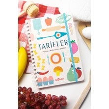 Hepta Collection Le Color Yemek Tarif Defteri Görselli Spiralli Bej