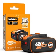 Hepta Collection WA3644 20VOLT 4.0AH. Li- Powershare Pro Yedek Akü