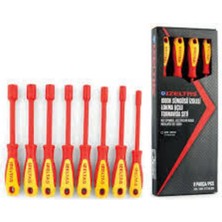 Özgürce 8 Parça 1000V Süngülü Izoleli Tornavida Seti, Güçlü ve Güvenilir Performans