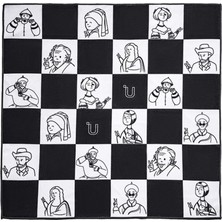 Hepta Collection C066 Siyah & Beyaz Koruyucu Kumaş 50CM