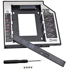 Hepta Collection AL-4716 Sata HDD Harddisk Caddy Kızak SSD Notebook , Ikinci HDD Takma, 9.5 mm