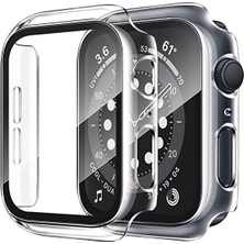 Delixa Watch 49 mm Şeffaf Ekran Koruyucu ve Kılıf Bir Arada Tam Koruma Şeffaf Saat Kılıfı