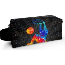 Hepta Collection High Gri Basketbol Tek Bölmeli Kalemlik - Erkek Çocuk Kalem Çantası