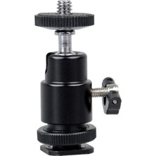 Hepta Collection Ayex Tripod, Monopod ve Hot Shoe Için Mini Kafa