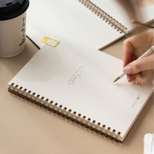 Hepta Collection A5 Siyah Kraft Karton Kapak 70 Yaprak 110 Gram Noktalı Not Defteri