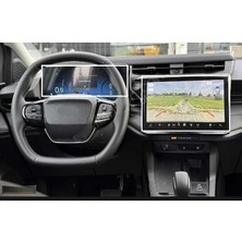 Delixa Ford ile Uyumlu 2025 Model Multimedya ve Gösterge Panel 9h Nano Ekran Koruyucu 2li Set