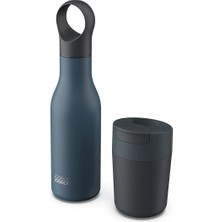 Hepta Collection Joseph Joseph, Kupa ve Şişe Matara Seti, Matara, 81134, 500ML ve 340ML, Mavi