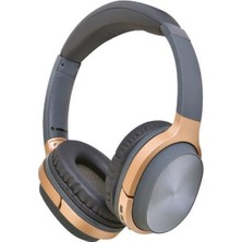 Delixa BLT20 Kafa Üstü Bluetooth Kulaklık Gri