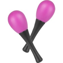 Delixa ORF-MRC-06PL Örf Aletleri Mor Marakas Plastik Maracas 2 Adet (Çift)