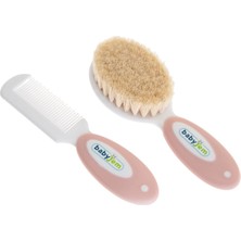 Delixa Babyjem Bebek Tarak Seti Doğal Kıl Içerikli, Pembe