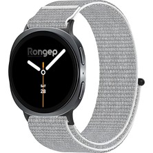 Delixa ile Uyumlu Hasırlı Kumaş Kordon Watch 8 44MM/40MM/CLASSIC 46MM Için Terletmeyen Nefes Alabilen Bileğ