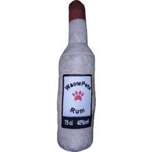 Hepta Collection Waowpets Animal Products Bottle Toy, Köpek Oyuncağı, Kedi Oyuncağı, Peluş Oyuncak (Beyaz)