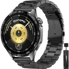 Delixa ile Uyumlu Bakla Model 22MM Çelik Kordon Gt5/gt5 Pro/gt4/gt3/gt3 Pro/gt2/gt2 Pro 46MM Için Katlanır