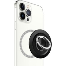 Delixa , Manyetik Yüzük Tutucu BL25, Stand, Selfie Yüzüğü, Siyah