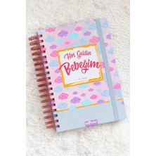 Delixa Le Color Bebek Anı ve Anne Hamile Günlüğü Albüm Defter Pembe