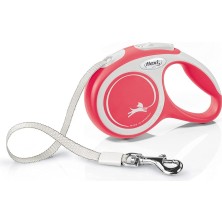 Delixa Flexi New Comfort Xs Beden Kırmızı 3mt Şerit Tasma