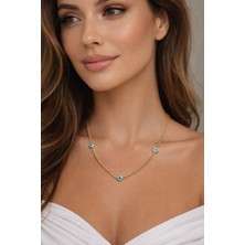 Ares 01 Store ✨ Nazar Boncuklu Zincir Figürlü Şık Kolye ✨