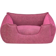 Delixa Pet Comfort Alpha Mirandus Fuşya Kedi ve Köpek Yatağı S 50X60CM