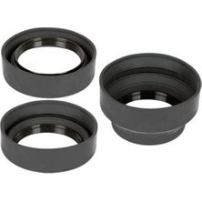 Delixa Ayex 67 mm Üç Kademeli Kauçuk Parasoley, Lens Hood