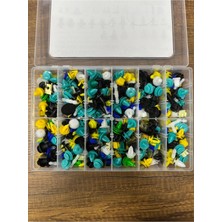 Universal 500 Parça Trim Klip Araba Bağlantı Elemanları , Kapı Döşeme Klips Seti